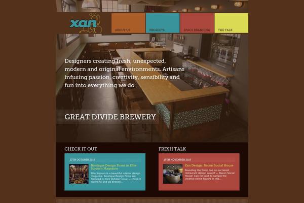 xancreative.com site used Xan