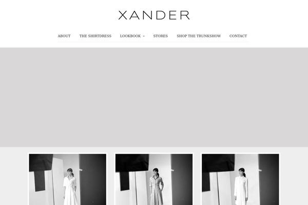 Oxygen theme site design template sample