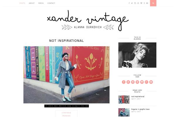 xandervintage.com site used Florence