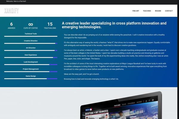 Site using Wp-vr-view plugin