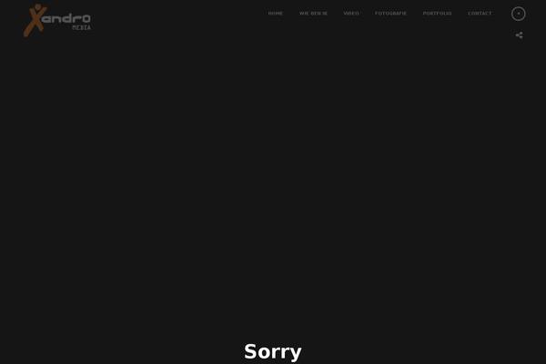 Darkroom theme site design template sample
