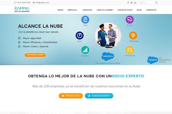 Savia theme site design template sample