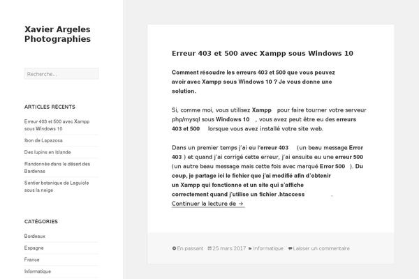 Twenty Fifteen theme site design template sample