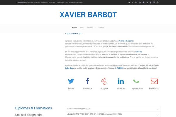 Salbii theme site design template sample