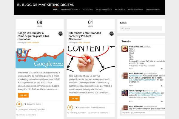 GoBlog theme site design template sample