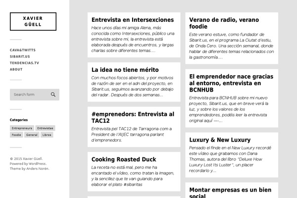 Fukasawa theme site design template sample