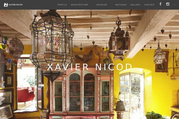 Rhythm theme site design template sample