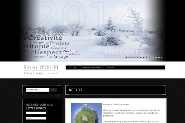 luna theme site design template sample