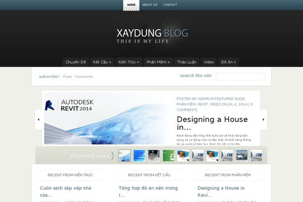 eNews theme site design template sample