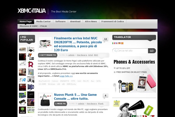 Hueman Child theme site design template sample