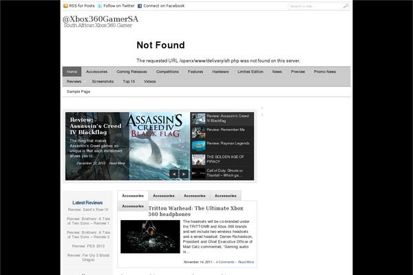 Site using Tweet Blender plugin