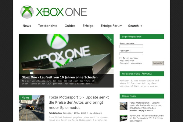 Gonzo theme site design template sample