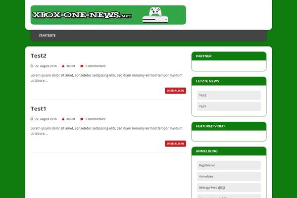 CW Magazine theme site design template sample