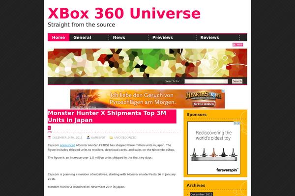 Fancy theme site design template sample