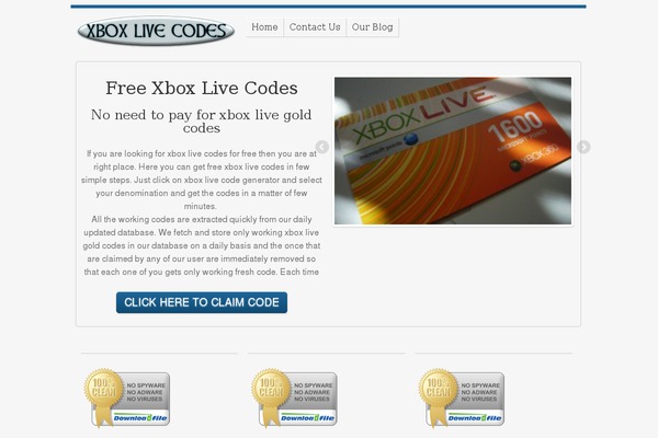 Orbit theme site design template sample