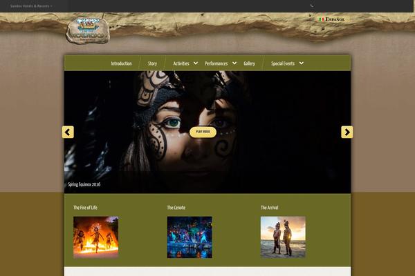 Born theme site design template sample