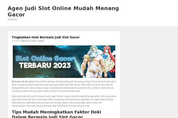 Bloggem theme site design template sample
