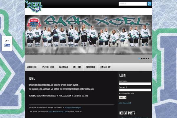 Hockeytime theme site design template sample