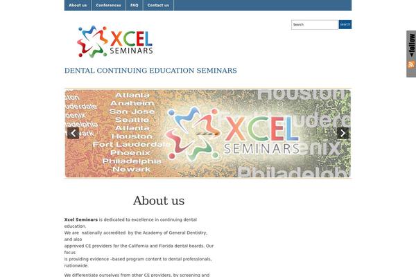 Academica theme site design template sample