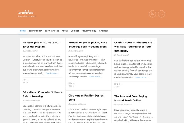Gridz theme site design template sample