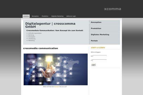 The Station theme site design template sample