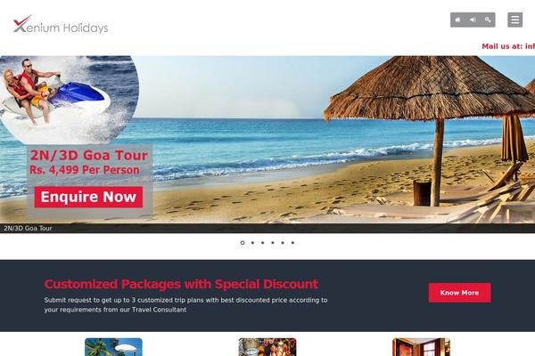 Call&Book Mobile Bar website example screenshot