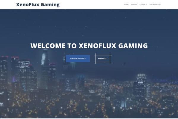 Perth theme site design template sample
