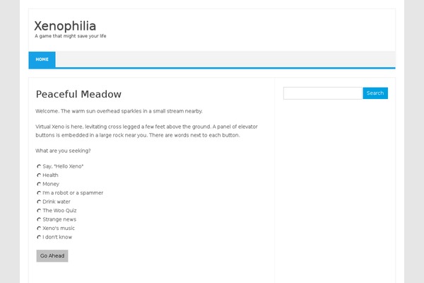 Site using Chained Quiz plugin