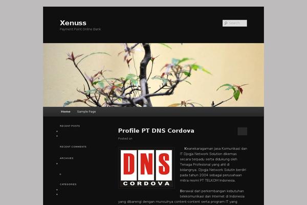 Twenty Eleven theme site design template sample