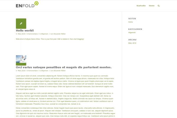 WordPress website example screenshot