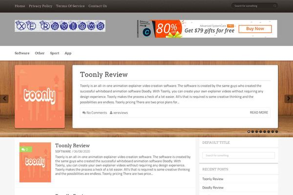 Book Rev Lite theme site design template sample