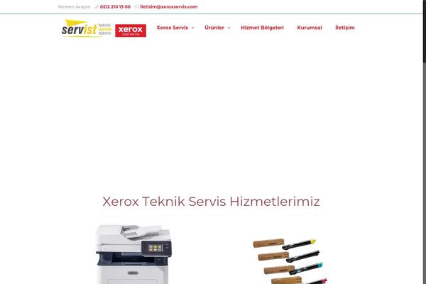 xeroxservis.com site used Tes-design