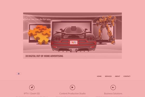 OneEngine theme site design template sample