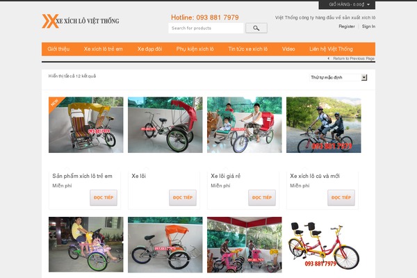 XMarket theme site design template sample