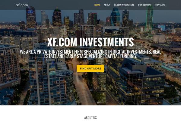 Xlander theme site design template sample