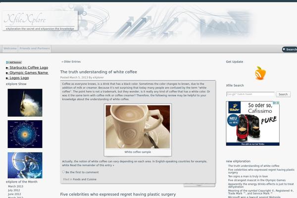 Site using Eletro Widgets plugin