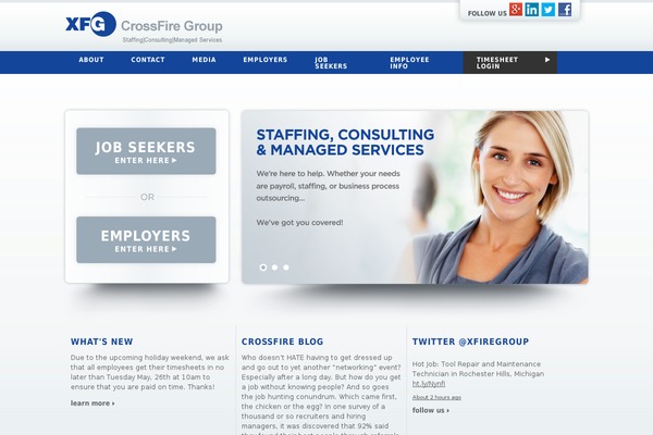 Cf theme site design template sample