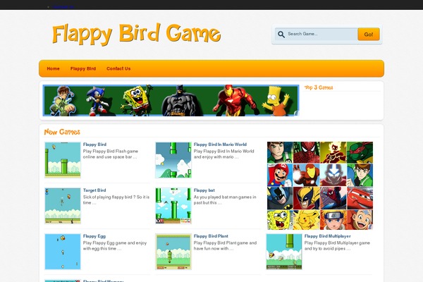 Durus theme site design template sample