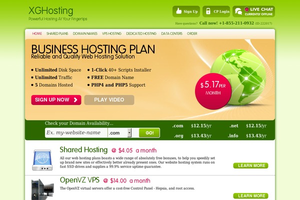 xghosting.com site used Fresh-looks