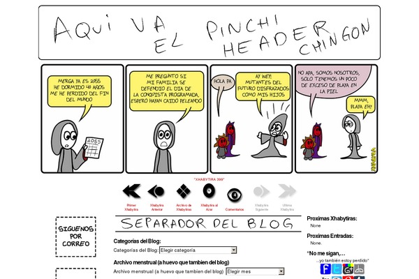 Site using Comic Easel plugin