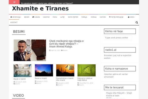 Site using Namaz Vakti plugin