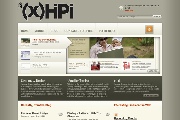 Spectre theme site design template sample