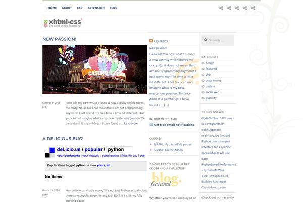 Cerauno theme site design template sample