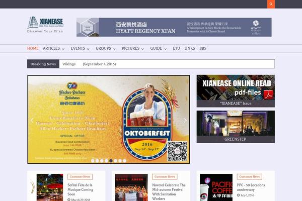 Magzimum theme site design template sample