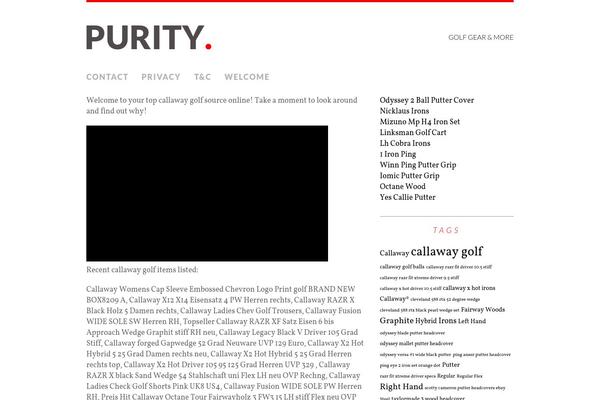 MH Purity lite theme site design template sample