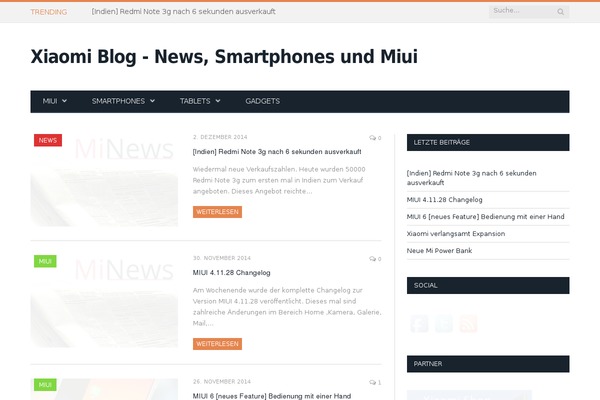 SmartMag theme site design template sample