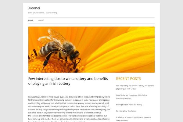Tiny Forge theme site design template sample
