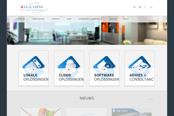 Circles theme site design template sample