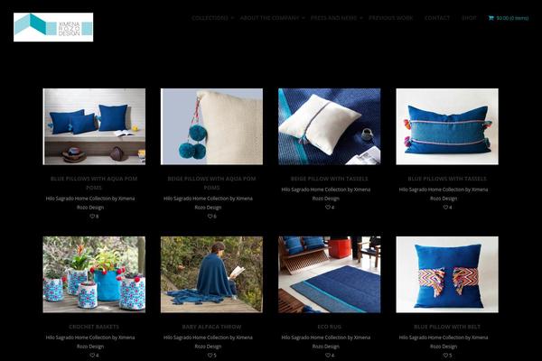 Canvas theme site design template sample