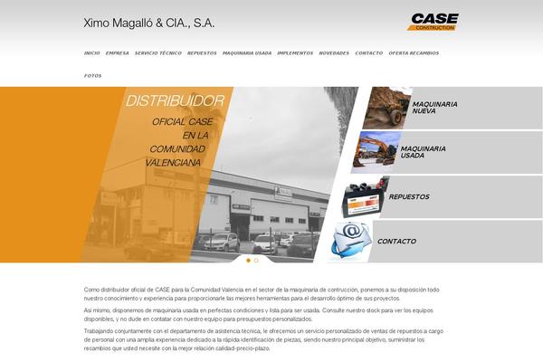 discover theme site design template sample